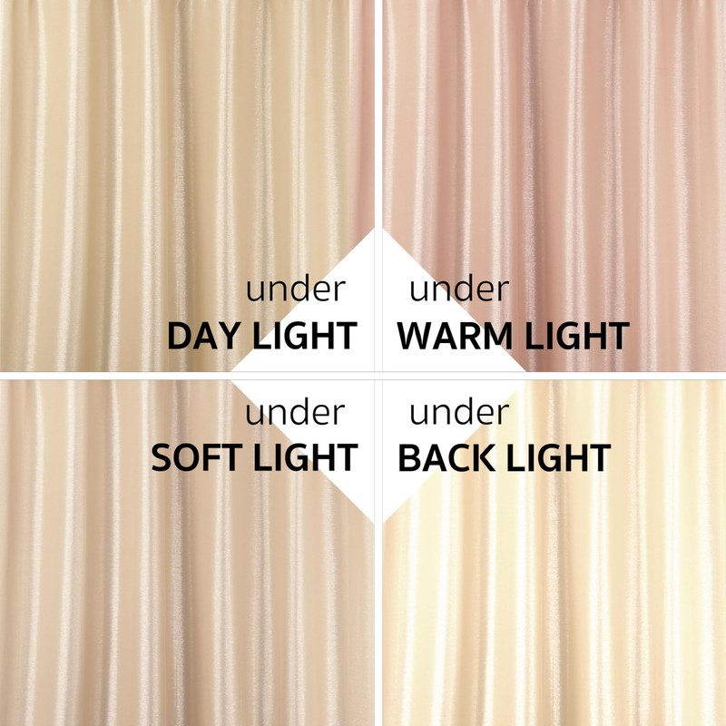 Champagne Glitter Shower Curtain: 78 Inch Tall Silver Beige Cream