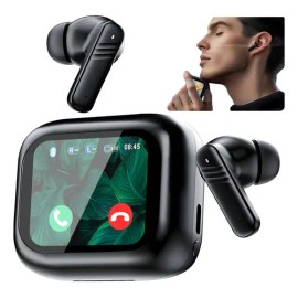 Ayla Home Auriculares Intrauditivos Bluetooth Con Pantalla Tctil Reduccin De Ruido Dual Ancenc 18 Horas De Duracin De Batera Ultralarga Audio Color...