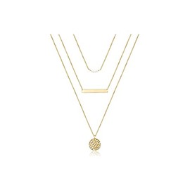 Layered Necklaces for Women Trendy Gold Necklace Stack Multilayer Adjustable Long Necklace Delicate Jewelry Gift for Women