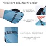 RURALIZM Half Finger Cycling Gloves with Reflective Logo, Anti-Slip Silicone