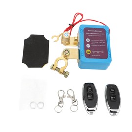 12V 240A Remote Kill Switch for Car, Remote Battery Disconnect, Control Auto Cut Off Battery Switch for 12V Car Trailer Truck Boat RV