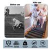Wooden Handrails, 1-14ft Non-Slip Staircase Handrail,Wall Mounted Barrier-Free Staircase Grab