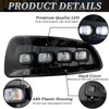 BINQIGOO Front Bumper Fog Lights Daytime Running Light Turn Signal