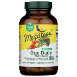 MEGAFOOD Mens 55+ One Daily Multivitamin, 72 CT