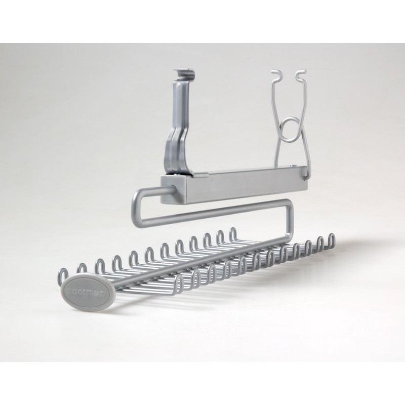 ClosetMaid 78060 Sliding Tie and Belt Rack for Wire Shelving