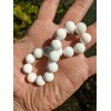 RAYON White Shell Tridacna bead bracelet Men Stretch 12mm 7,
