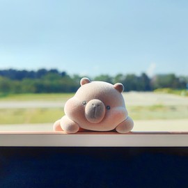 Cute Furry Animal Rear View Mirror Accessories, Car Dashboard Ornament Center Screen Decoration Rearview Mirror Charm, Car Accessories Interior Decor for Women/Men