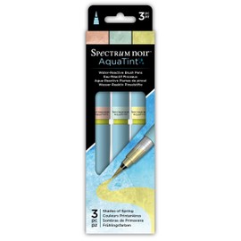 Spectrum Noir SPECN-AQTNT-SPI3 Artist Pen Set, Art Markers Drawing Pen, Multicolor