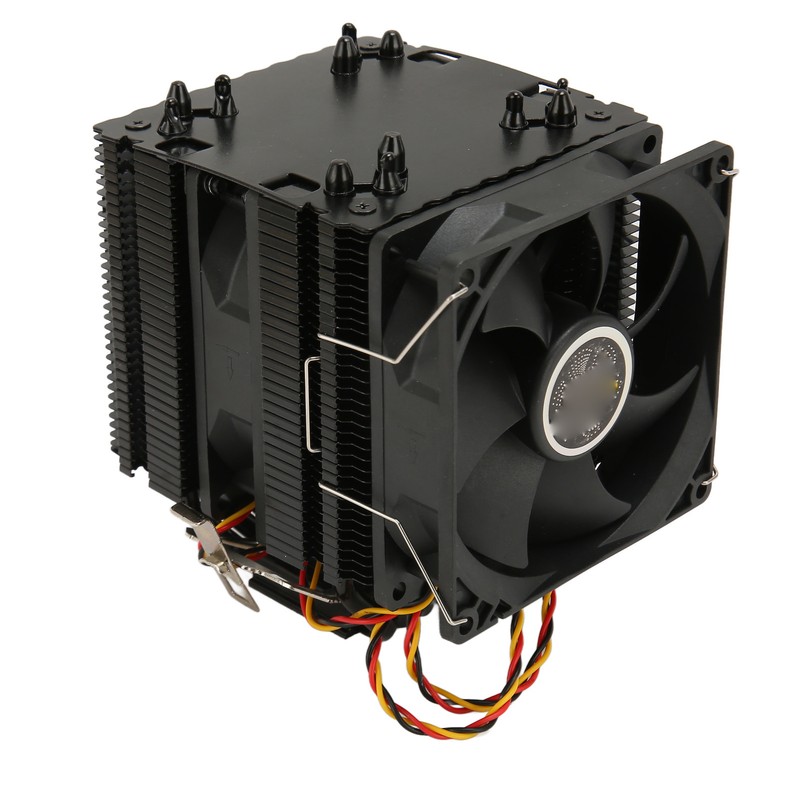 CPU Cooling Fan 6 Heat Pipes Quiet 3 Pin PC