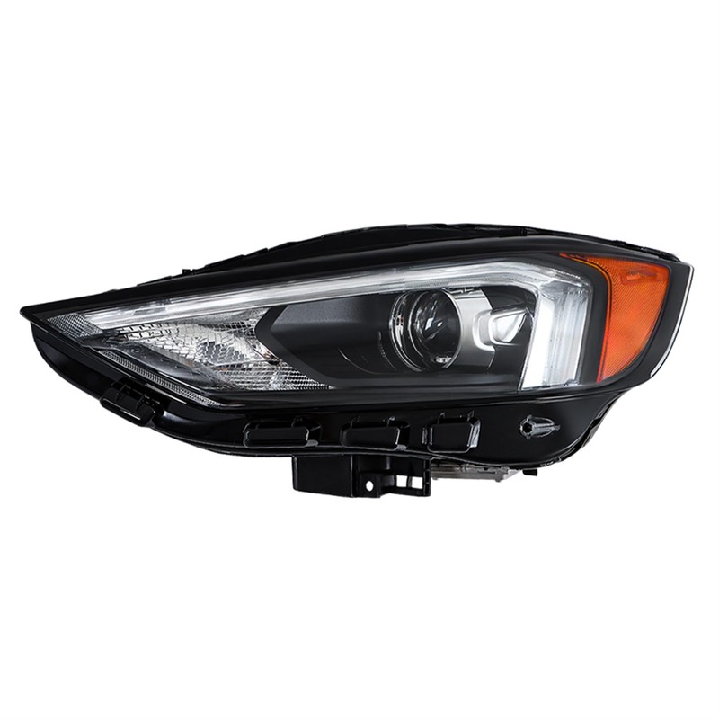 TJHSM Headlight Assembly Headlamp Black Left Side Replacement for 2019-2023