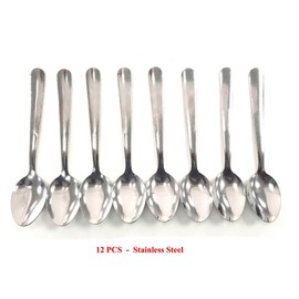Tea Spoon, Coffee Spoon, Small Spoon, 12 Pieces, Stainless Steel Cutlery Set for 12 People