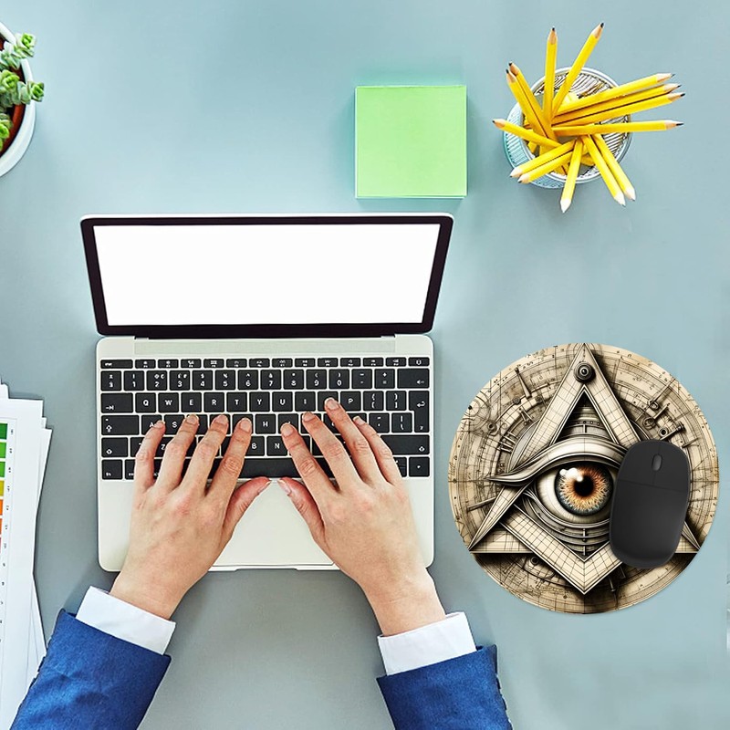 Mauspad für Maus, PC oder Laptop – das Allsehende Auge.