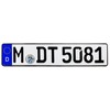 Munich German License Plate