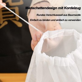 Pack of 3 Nut Milk Bags, Nut Milk Bags, Organic Washable, 20 x 30 cm Straining Cloth, Reusable, Nut Bag Strainer, Nut Milk Bag Nylon, for Organic Nut Milk and Plant Milk - Multi-Purpose Straining