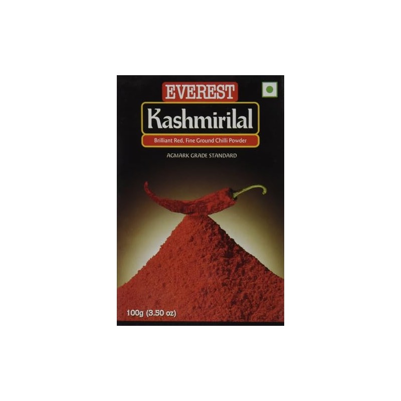 Everest Kashmiri Lal Ground Spice Used in Dishes for Its