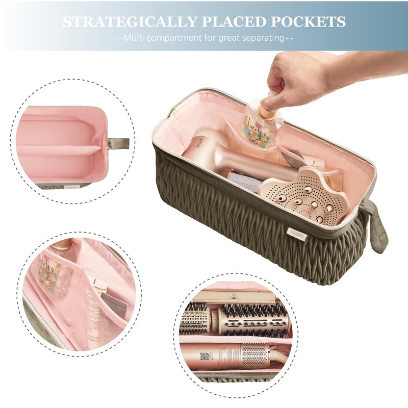 Leudes Dyson Airwrap Travel Case for Shark Hair Dryer Airstraight