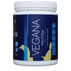 NLS Essentials® | PROTEINA VEGANA | Sabor Vainilla | Proteína de chícharo + proteína de arroz | Contiene Enzimas digestivas: Bromelina + Papaína | Adicionada con probióticos | Sin azúcar | Sin gluten