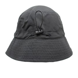 Surf Monkey Mens Womens Fishing Hat No String Fishing Hat Size Adjustment, black, L-XL