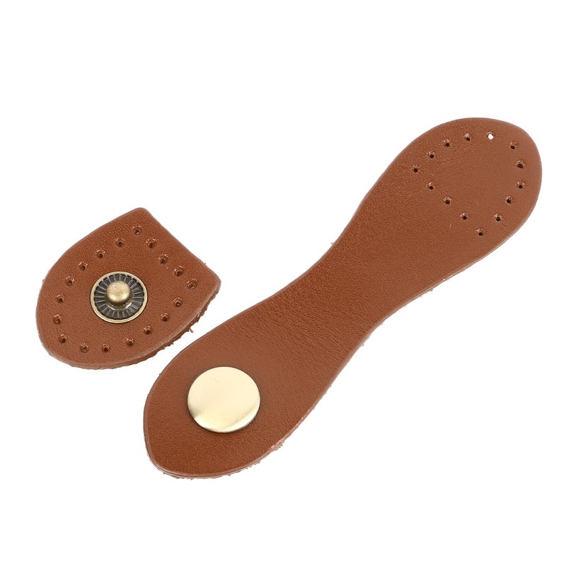 5 Set Leather Snap Buckles Soft Wearable DIY Sewing Leather
