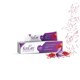 Kozicare Kojic Acid Cream | Whitening Cream | Saffron Face Cream | Tan Removal Cream | Face Cream for Glowing Skin | Non-Greasy & Lightweight | Face Cream for Men & Women - Pack of 2 (15g Each)