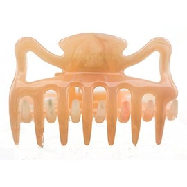 Hair Claws Approx. 6 cm Long in Salmon – Made in Germany – Pack of 2 WeLoveBeads