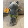 Leaps & Bounds Raccoon Squeaker Dog Pet Chew 10" Toy