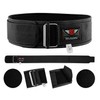 BeSmart Weight Lifting Belt Deadlift Powerlifting belts Self-Locking Double Padded