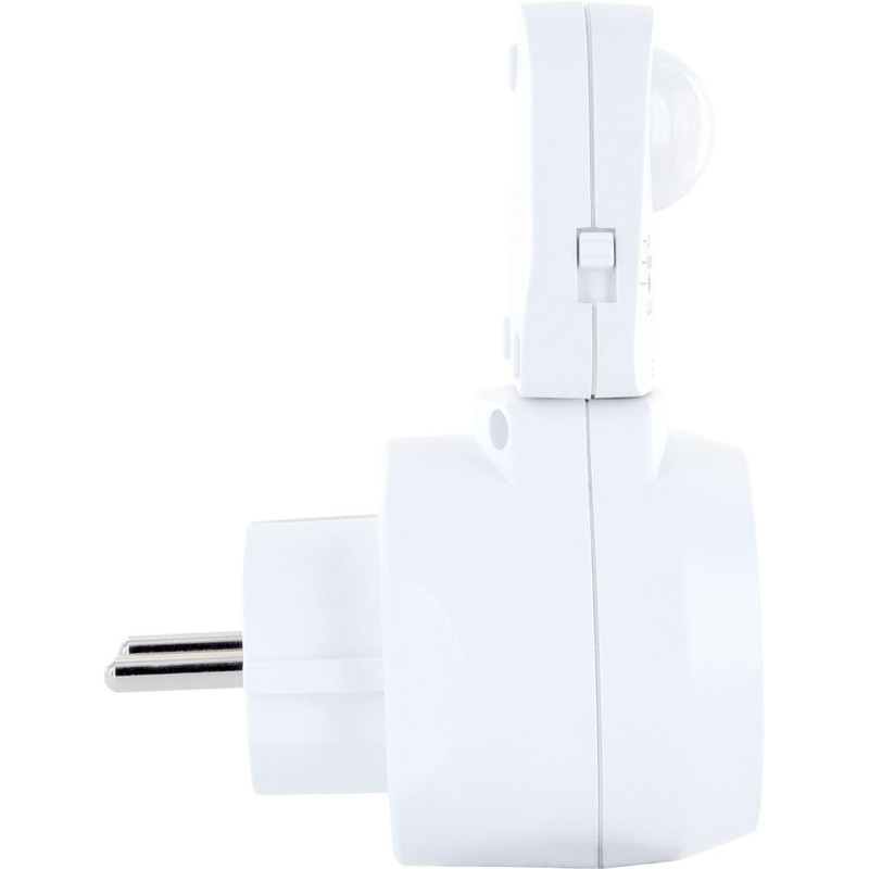 SCHWAIGER 661552 Intermediate Socket PIR Motion Sensor Socket Adapter Light