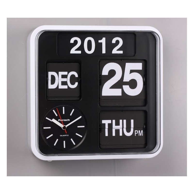 Itigoitie Retro Modern 9.45 Inches Calendar Day Date Flip Desk