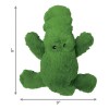 Kong Cozie Mediano Juguete Lagarto Para Perro Color Verde
