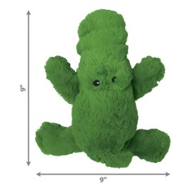 Kong Cozie Mediano Juguete Lagarto Para Perro Color Verde