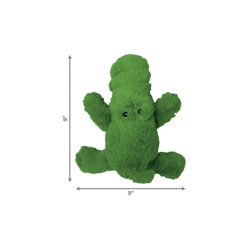 Kong Cozie Mediano Juguete Lagarto Para Perro Color Verde