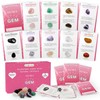 4E's Novelty You're a Gem Cards with Natural Gems -