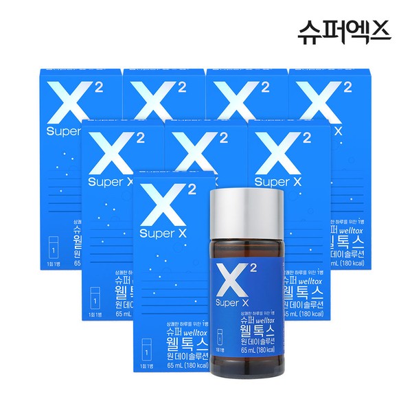 Roel [On Sale] 8 bottles of Superwell Tox One Day Solution, 8 bottles of Super Well Tox One Day Solution / 로엘 [온세일]슈퍼웰톡스 원데이 솔루션 8병, 슈퍼웰톡스 원데이 솔루션 8병