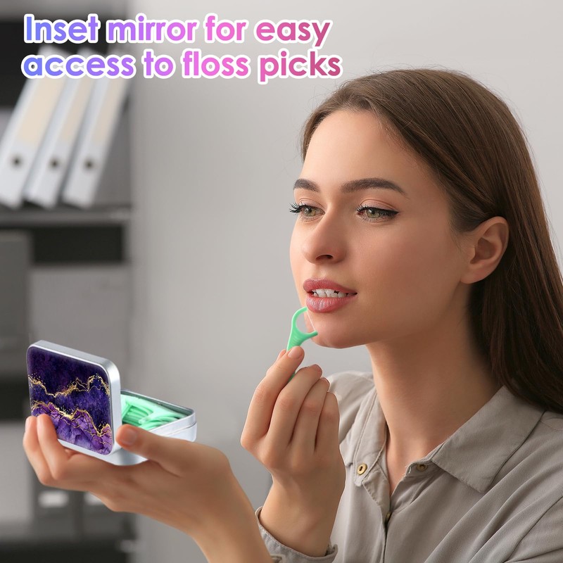 Gerkia Dental Floss Portable Case, Easy to Store Floss Picks