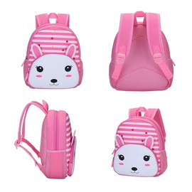 Umtiti Toddler Backpack Cute Animal Cartoon Preschool Backpack for 3-6 Years Girls Boys Gift for Kids, Rabbit.