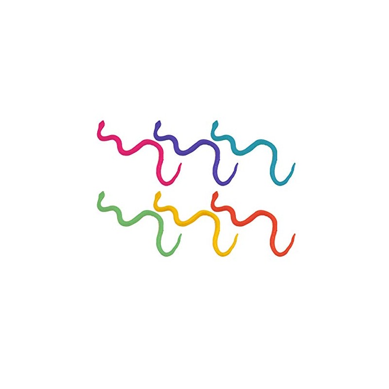 Set 12 Stretchy Snakes. Ideal Party Bag Fillers.