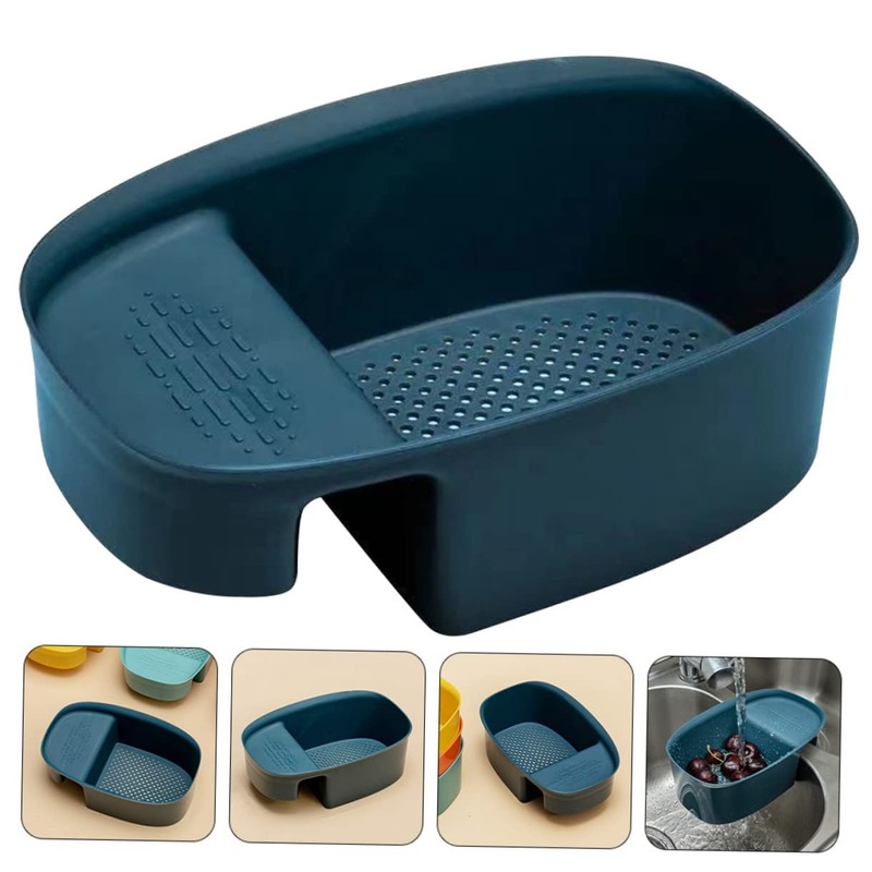 STOBAZA Plastic Sink Strainer Drain Basket Kitchen Sink Drain Basket