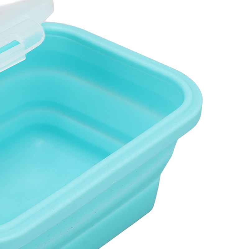 Collapsible Silicone Food Storage Container High Temperature Resistant Microwave Safe