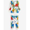 NEXT 3 Pack Long Sleeve Pyjamas, Multi Bright Dinosaur