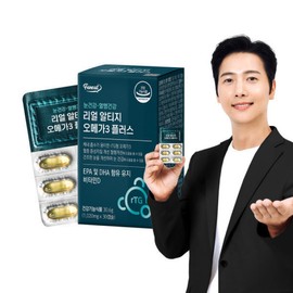 Real RTG Omega 3 Plus 30 Capsules 1 Box (1-Month Supply) Eye Health Blood Circulation Health Blood Circulation Improvement Vitamin D / 리얼 알티지 오메가3 플러스 30캡슐 1박스 (1개월분) 눈건강 혈행건강 혈행개선 비타민D