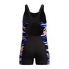Speedo Hyperboom Splice Muscleback Costume da Bagno per Bambina, Nero,