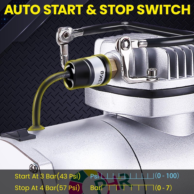 OPHIR 3L Air Tank Kit with Adapters Tube for DIY