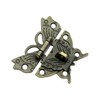 HMF 6495 Vintage Butterfly Clasp with Lock Eyelet, 50 x