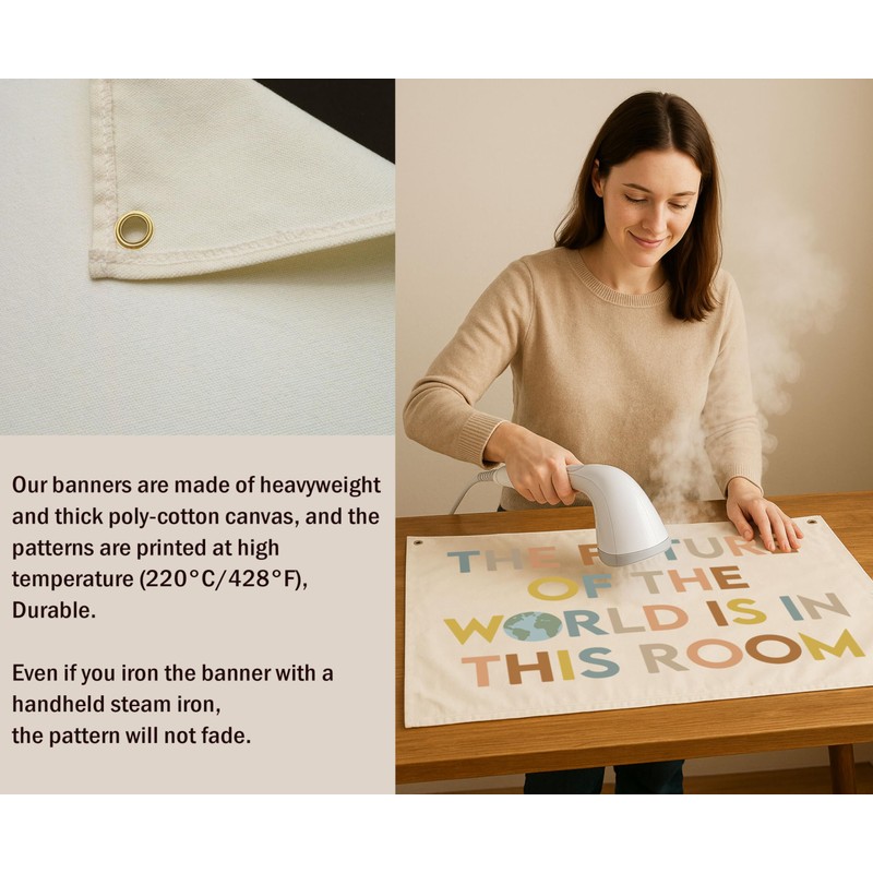 Classroom Wall Decor Poster-Teacher Gift-Inspirational Classroom Decor-Rectangle Banner Flag Wall