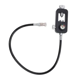 Scuba Tank Valve Adapter 8mm Stainless Steel Stable Underwater Refill Adapter Scuba Tank Fill Station for G5/8 Valve