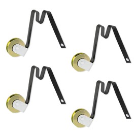 4 Pack Sliding Screen Door Roller Tension Spring for M-Shaped Rollers, Replacement Models B512 B513 B746 Roller, 1-1/4 inch Concave Steel Ball Bearing