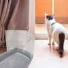3Pcs/Set Cat Litter Box Pee Shields, Easy Clean Frosted Cat