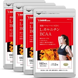 シードコムスＬ-カルニチン BCAA サプリメント (約12ヶ月分 720粒)
