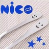 Nagao Nico Coffee Spoon Brown Fork, Set of 2, 18-8